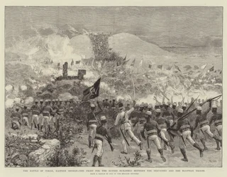 The Battle of Tokar, Eastern Sudan, the Fight for the Ruined Buildings between the Dervishes and the Egyptian Troops